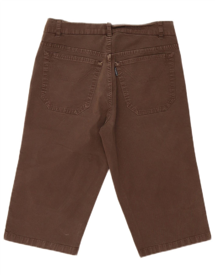 Pantalones Cortos Casuales Mujer Jeckerson W30 Algodón Marrón Medio