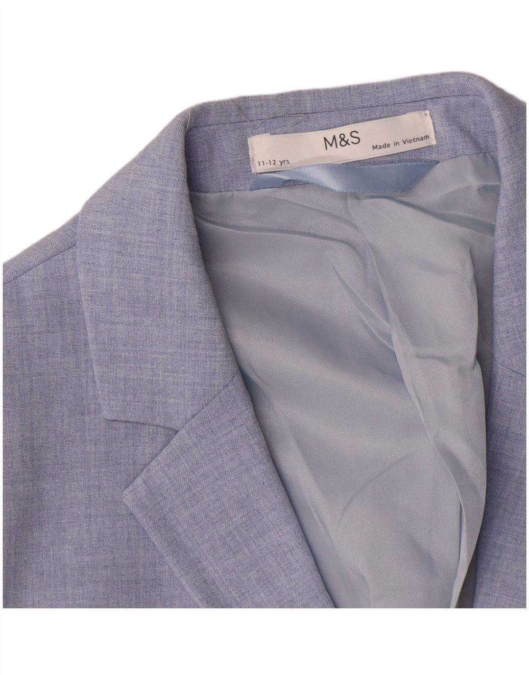 Marks & Spencer Chaqueta tipo blazer de 2 botones para niño 11-12 años Poliéster azul