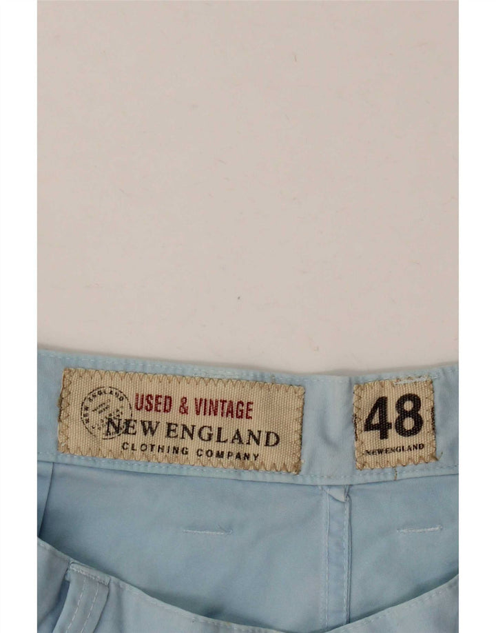 Vintage Hombres Chino Shorts IT 48 Medio W30 Azul