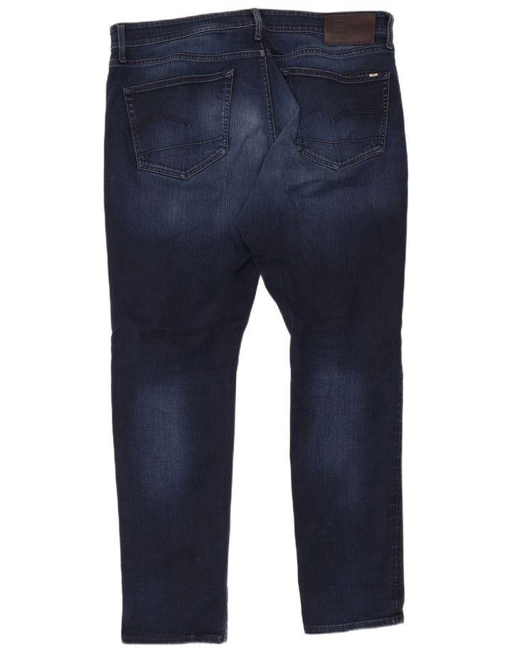 G-STAR Vaqueros cónicos rectos 3301 para hombre W38 L34 Algodón azul