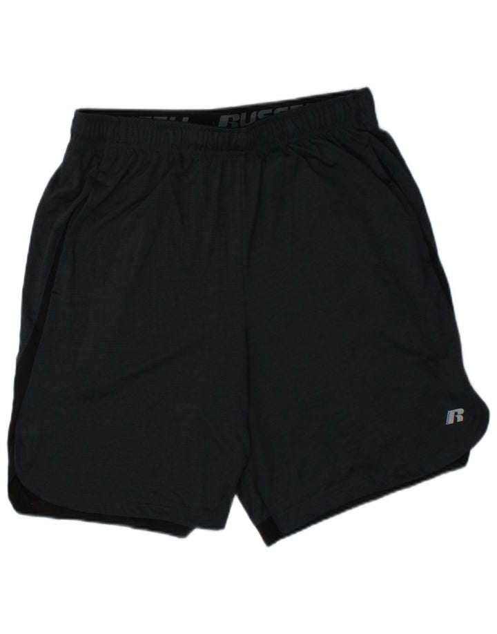 RUSSELL ATHLETIC Pantalones cortos deportivos Dri-Power para hombre color gris medio