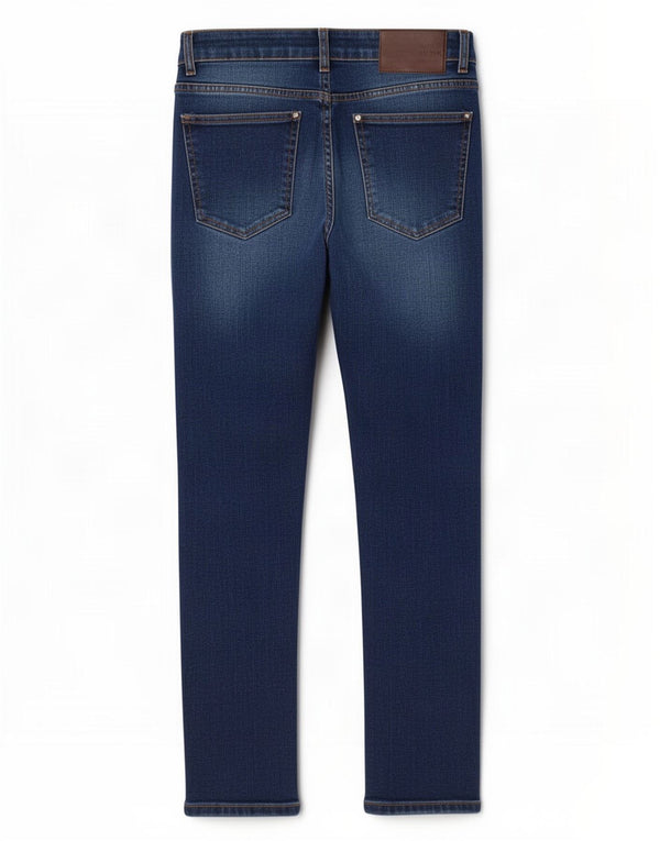 Zara Mens Slim Jeans EU 42 Large W32 L29 Algodón Azul