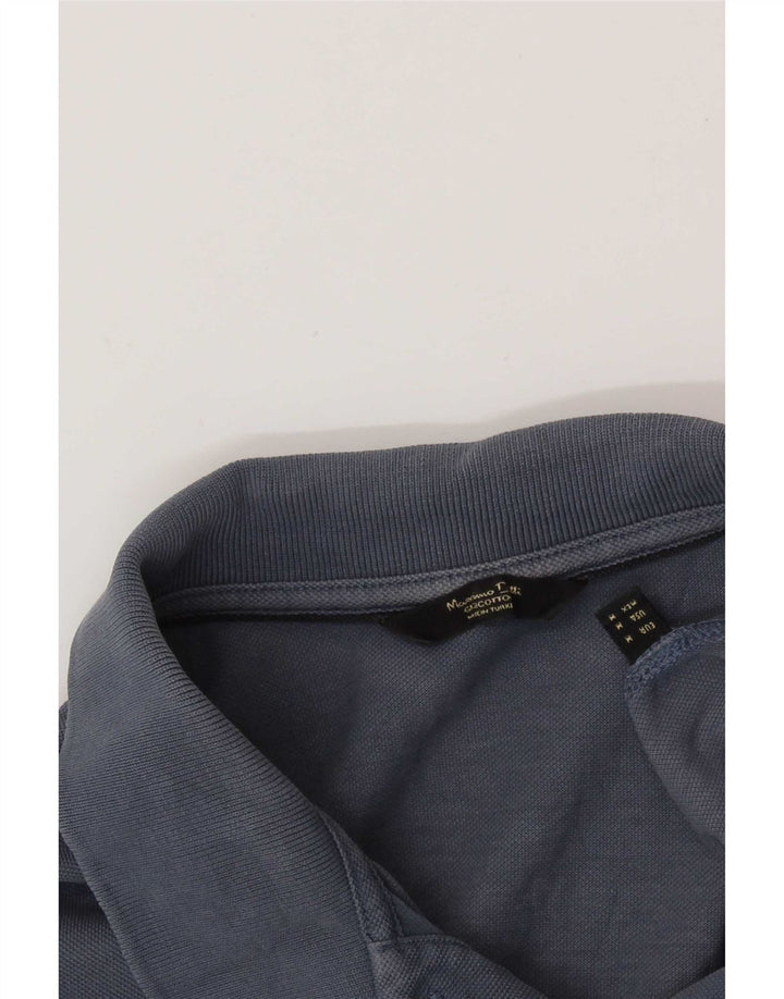 Polo Massimo Dutti Hombre Azul Medio