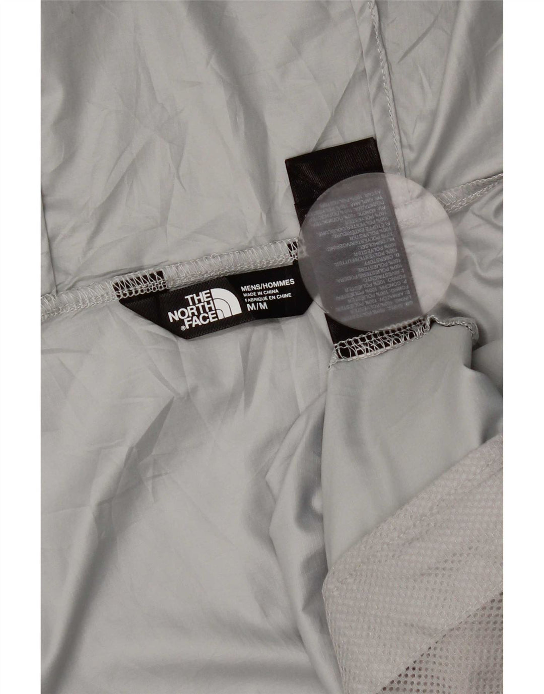 The North Face Chaqueta impermeable con capucha para hombre UK 38 Poliéster gris medio