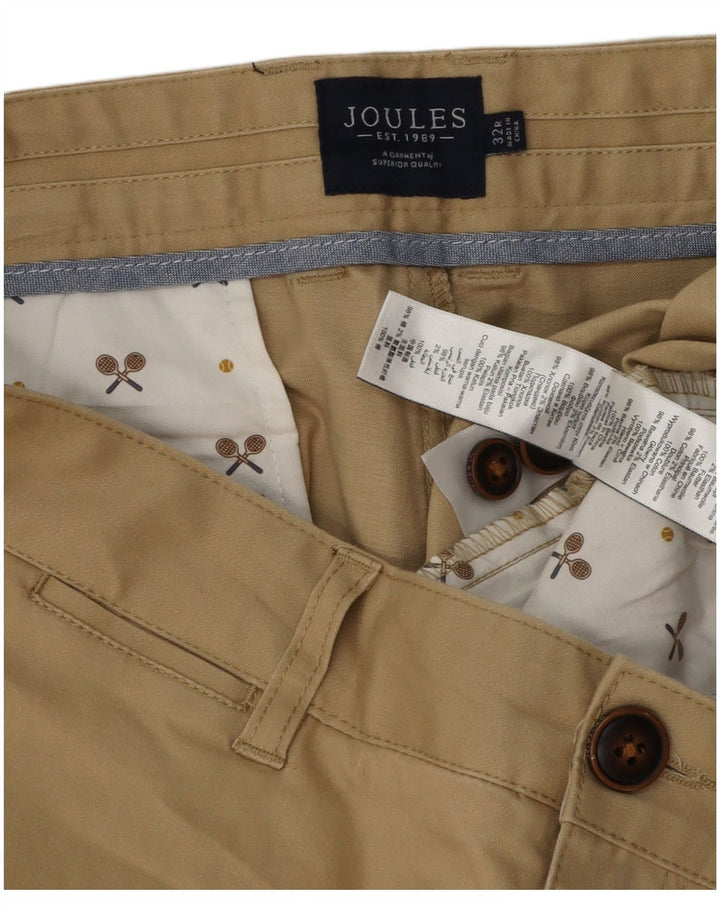 JOULES Pantalones cortos chinos para hombre W32 Algodón beige medio