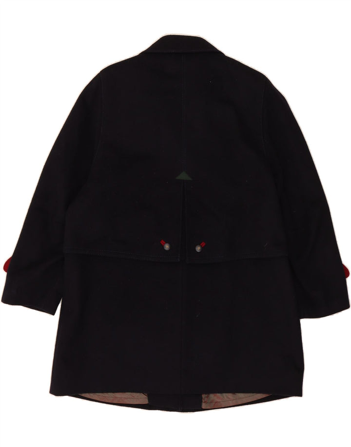 LODEN Womens Overcoat UK 16 Large Navy Blue Wool Vintage Loden and Second-Hand Loden from Messina Hembry 