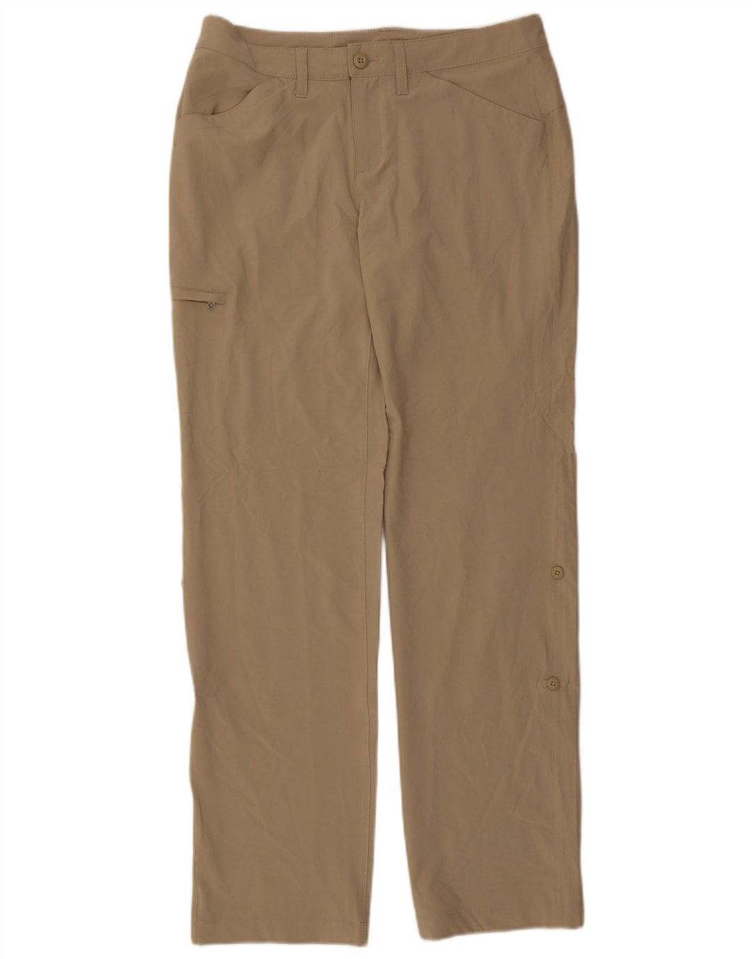 Eddie Bauer Pantalones cargo rectos para mujer US 6 Medium W30 L32 Beige