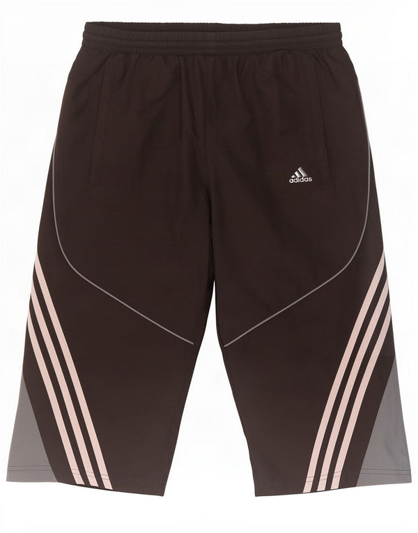 Adidas Bermudas deportivas para hombre UK 38 Medium Negro Colorblock Poliéster