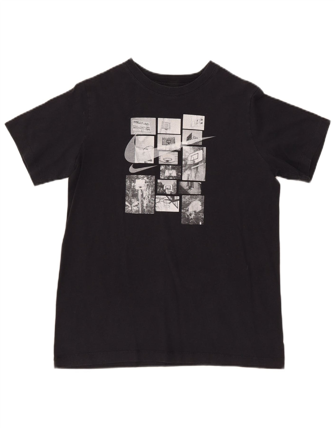 NIKE Camiseta gráfica para mujer UK 40 XL Negro