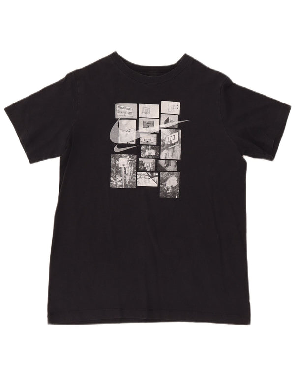 NIKE Camiseta gráfica para mujer UK 40 XL Negro