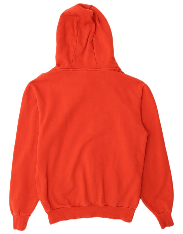 Ellesse - Sudadera con capucha para mujer, diseño gráfico, talla 40, tamaño mediano, color rojo