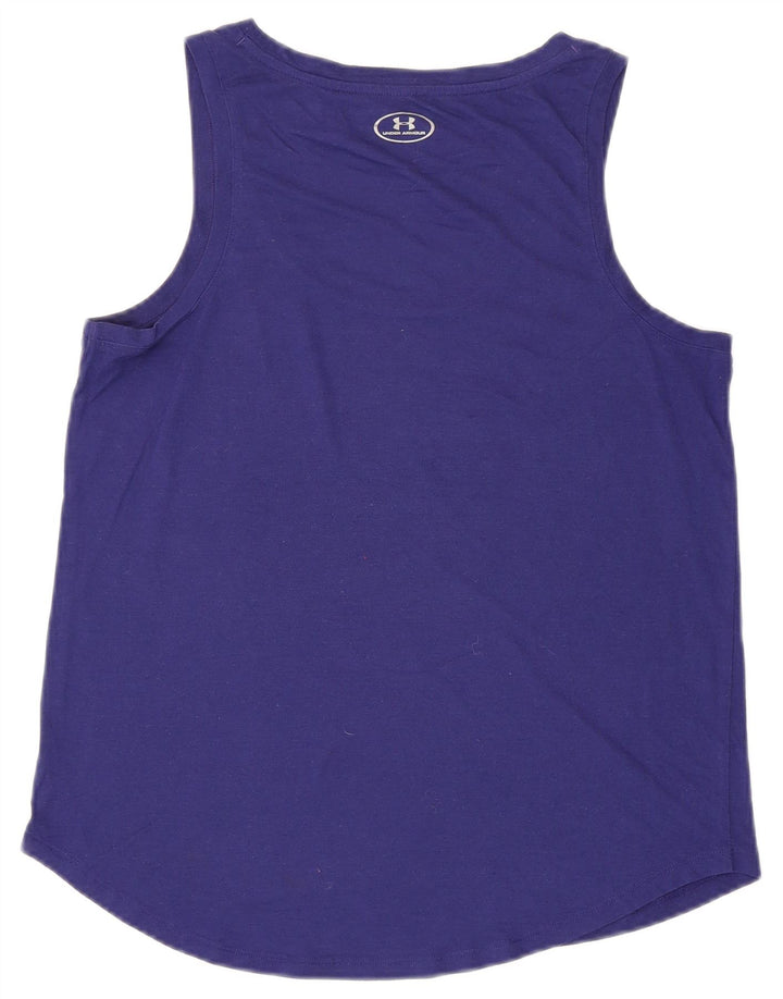 Under Armour - Camiseta sin mangas para mujer, talla 40, color morado mediano