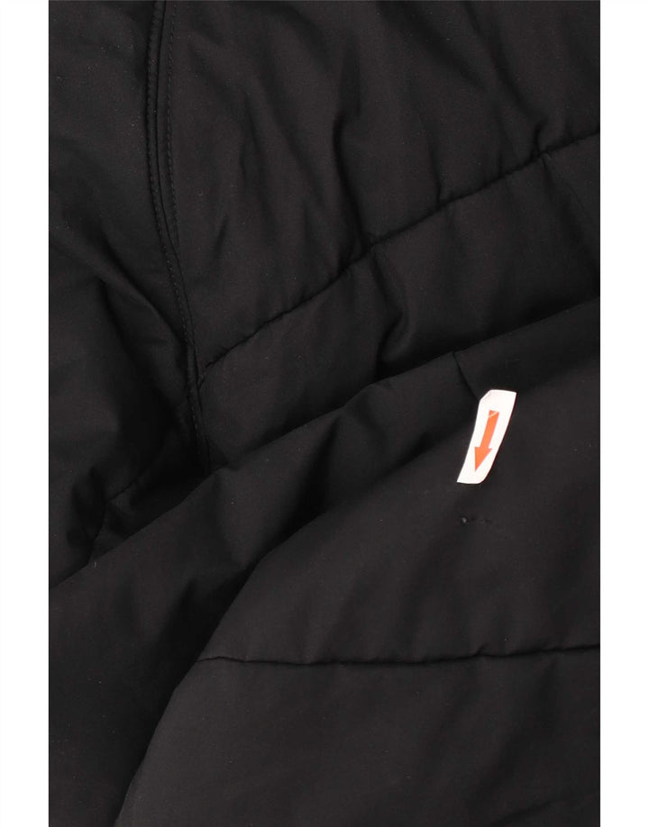 Adidas Abrigo cortavientos con capucha para mujer UK 46 Grande Poliéster negro