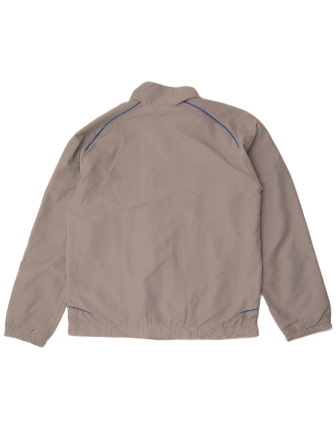 Adidas - Chaqueta de chándal para hombre, talla 42/44, poliéster gris grande