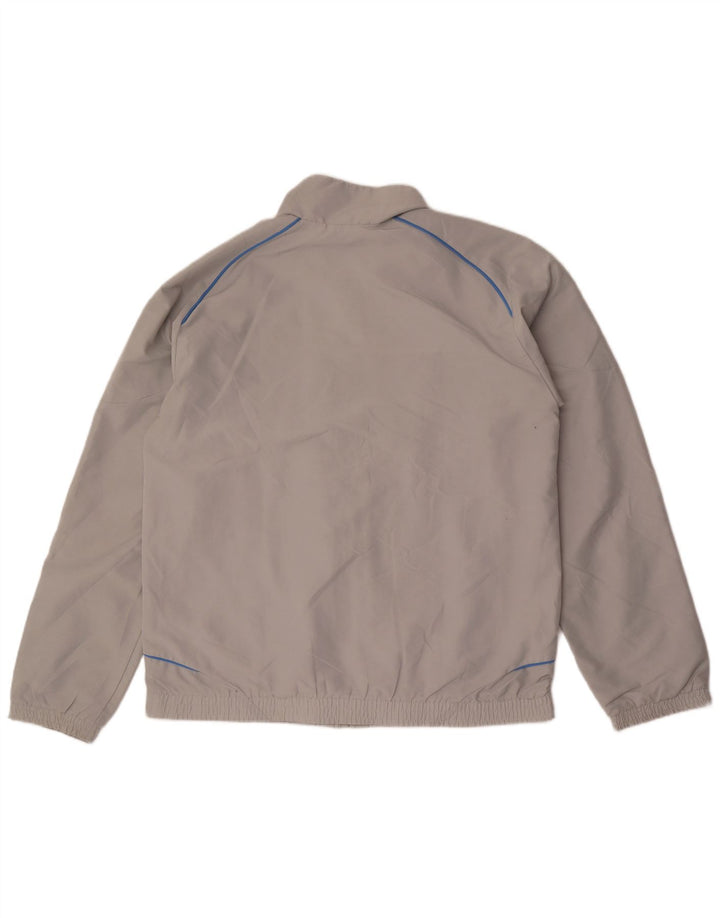 Adidas - Chaqueta de chándal para hombre, talla 42/44, poliéster gris grande