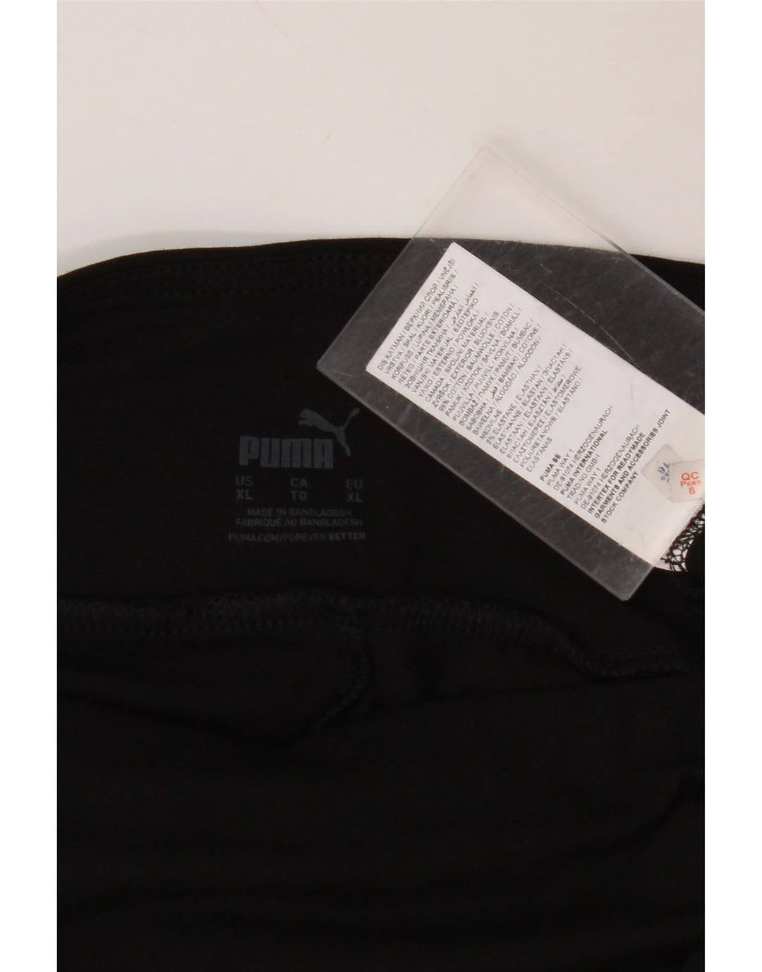 PUMA Leggings gráficos para mujer UK 18 XL Algodón negro