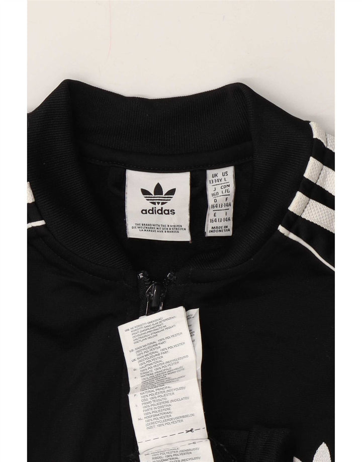 Adidas Chaqueta Chándal Niño 13-14 Años Negro Poliéster