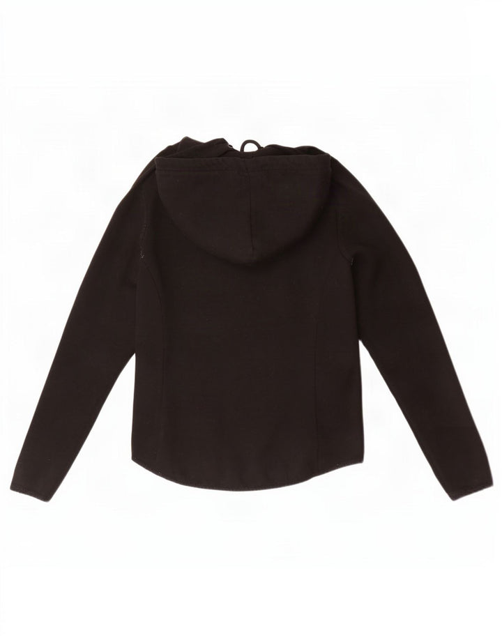Superdry Sudadera con capucha y cremallera para mujer Reino Unido 40 Mediano Poliéster negro