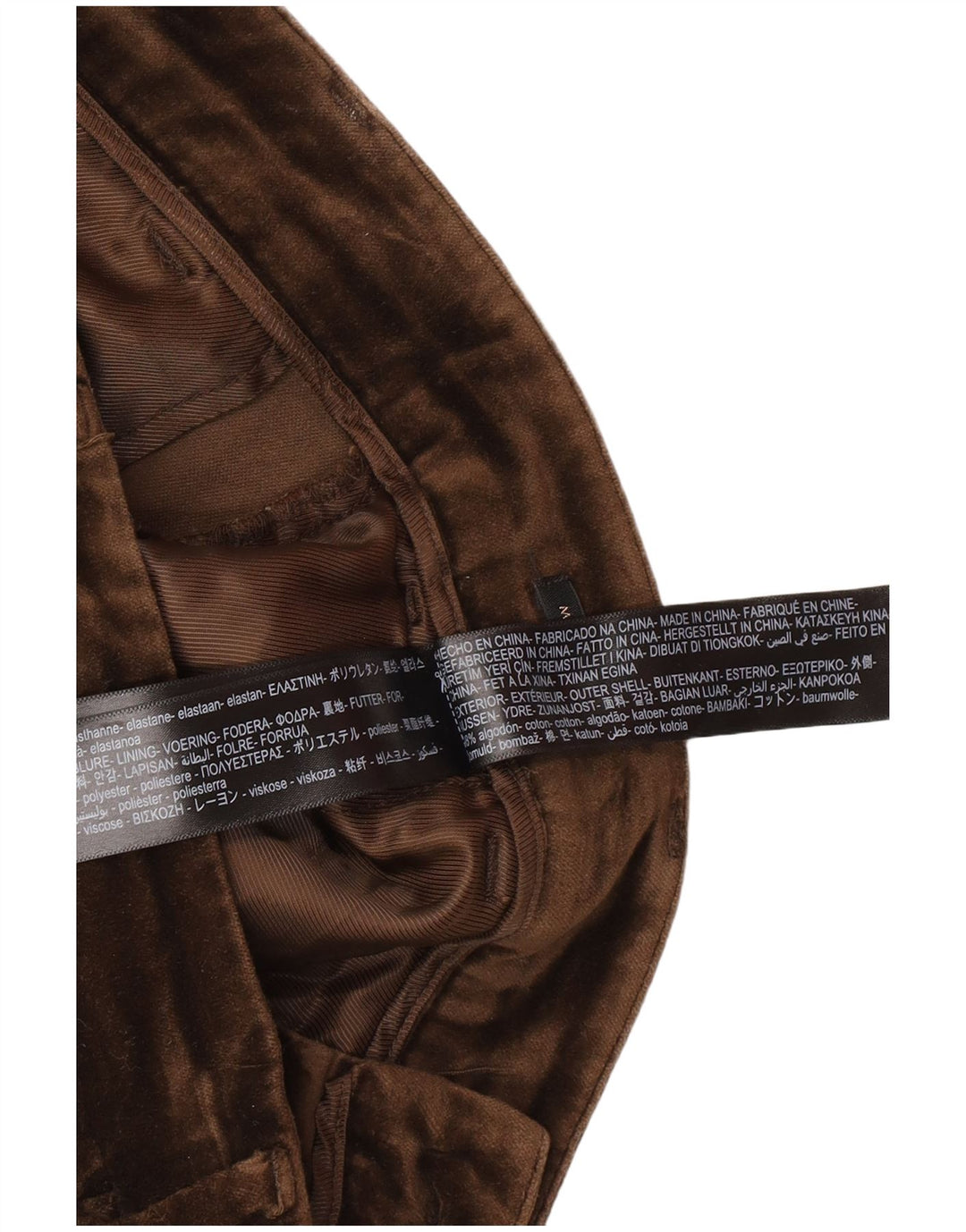 Massimo Dutti Pantalón Chino Bootcut Mujer EU 38 Small W28 L30 Marrón