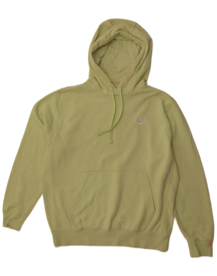 NIKE Hombre Sudadera con Capucha Jumper Algodón Verde Medio