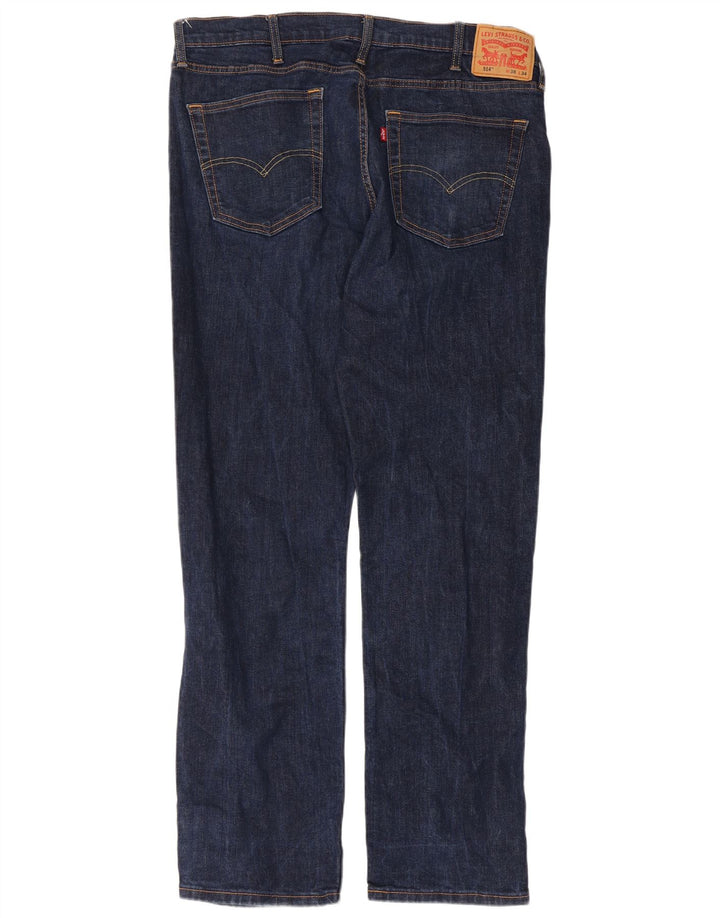Levi's Vaqueros rectos 514 para hombre W38 L34 Algodón azul marino