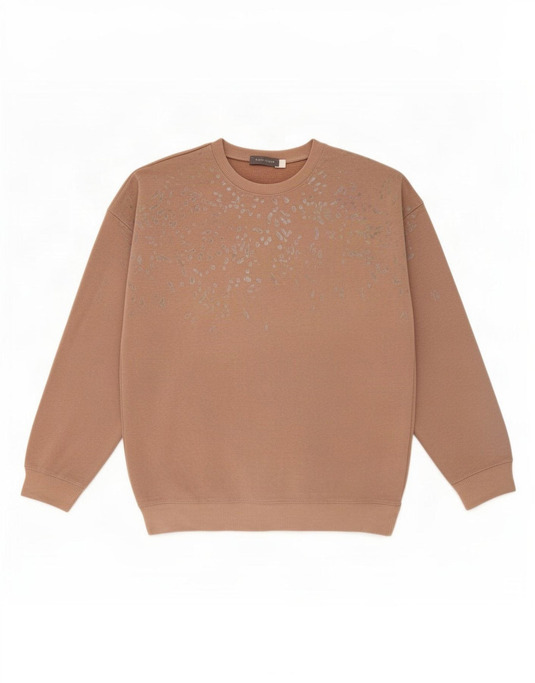 MINT VELVET Sudadera con estampado abstracto para mujer, talla 10, color beige