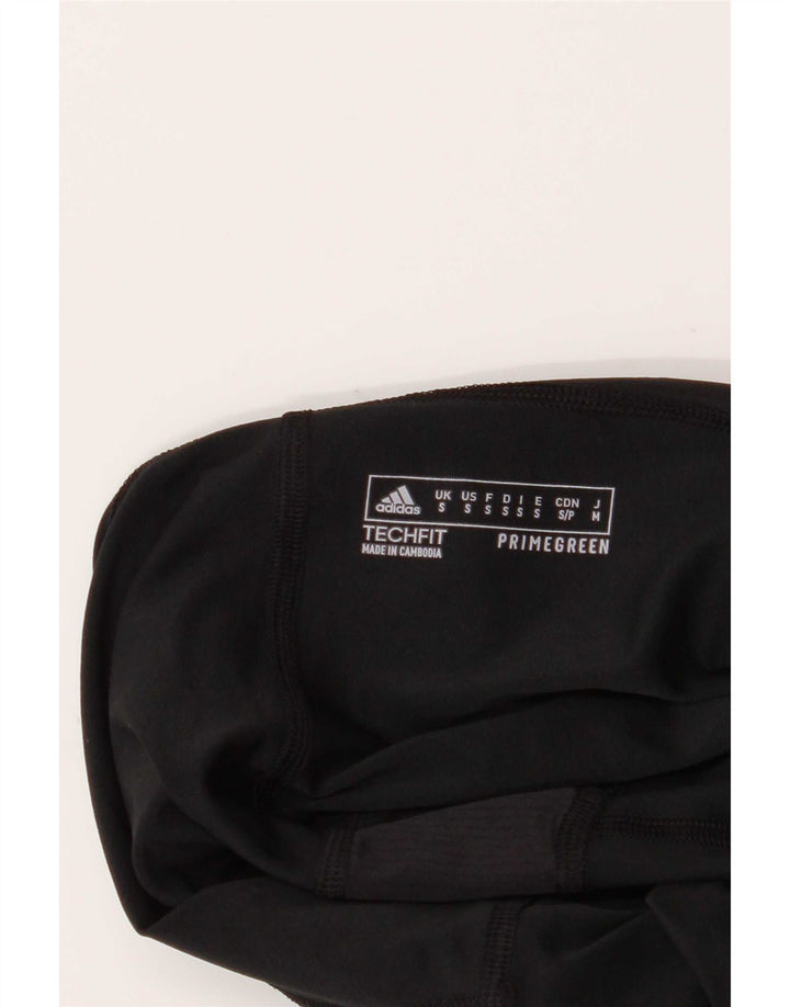 Adidas Leggings gráficos para mujer Reino Unido 10 Pequeño poliéster negro
