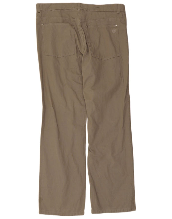 Timberland Pantalones casuales rectos para hombre W38 L31 Algodón gris