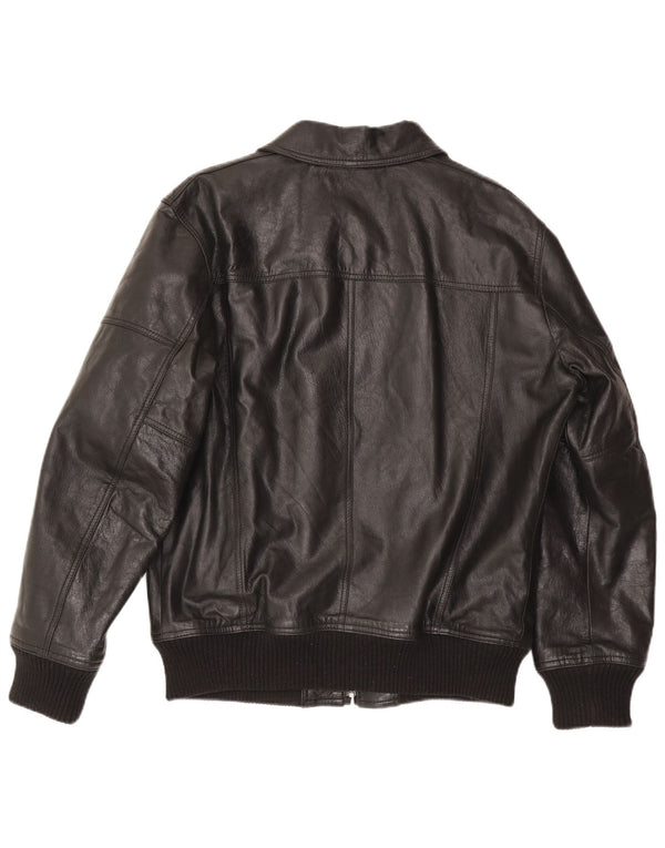 Conbipel Chaqueta de cuero para hombre IT 54 XL Negro