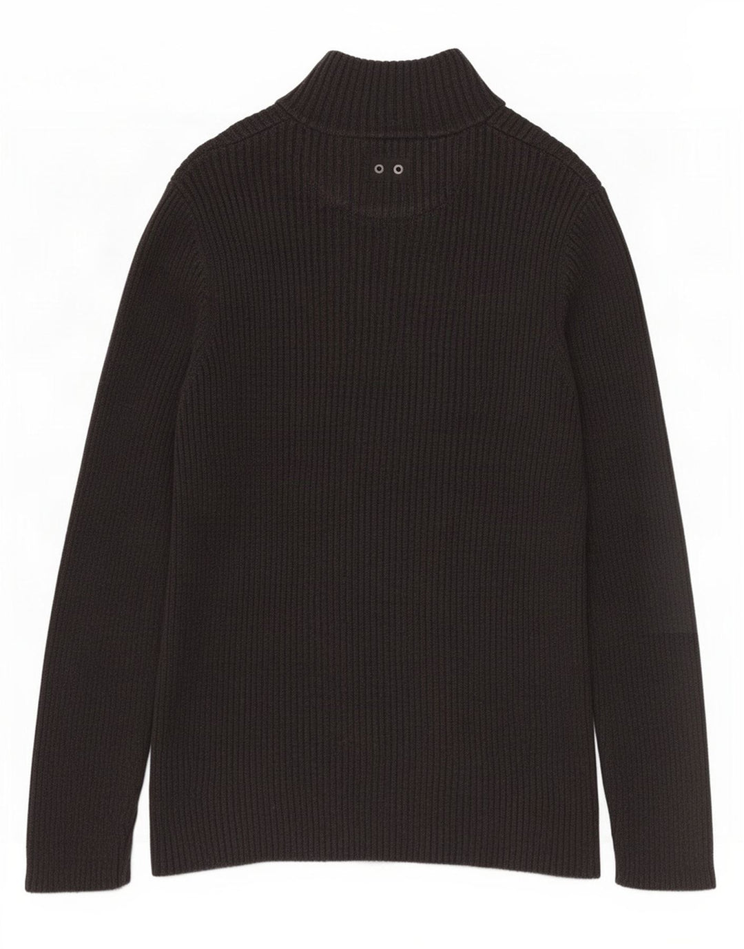 Converse Hombre Zip Neck Jumper Sweater Gris Medio Algodón