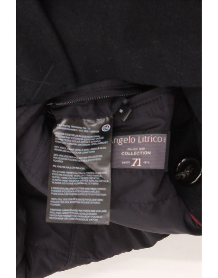 Angelo Litrico Chaquetón para hombre UK 36 Small Lana azul marino