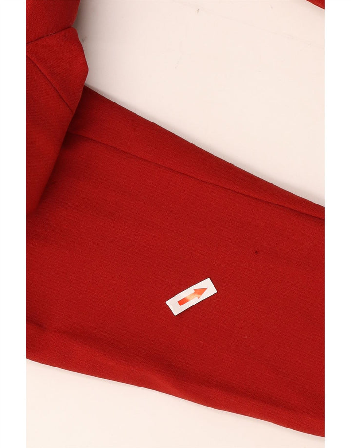 Marks & Spencer Chaqueta tipo blazer con doble botonadura para mujer UK 10 Small Red Wool