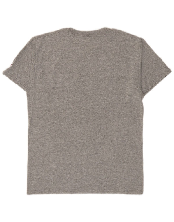 Champion Camiseta Gráfica para Hombre Top Small Gris Algodón