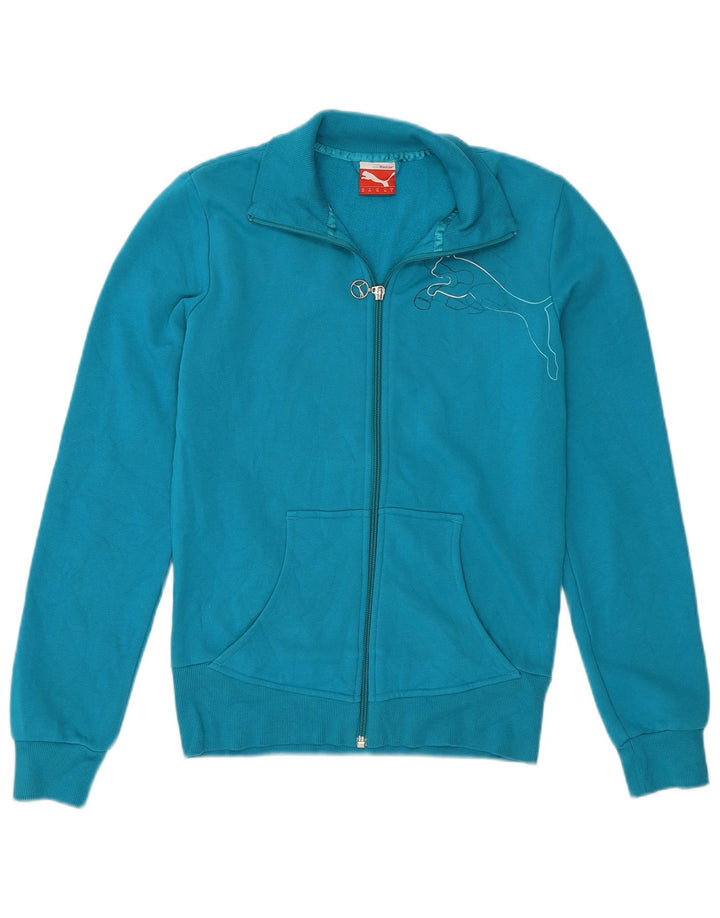 PUMA Chaqueta de chándal gráfica para mujer UK 8 Small Blue