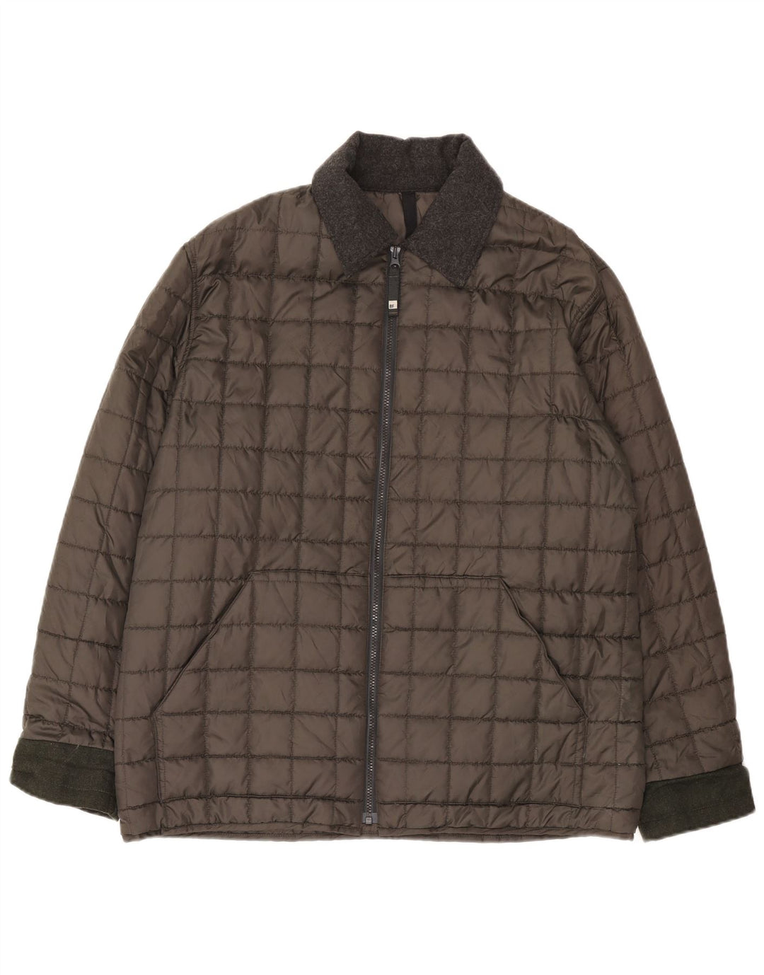 Belfe & Chaqueta acolchada para hombre UK 46 3XL Gris Poliéster