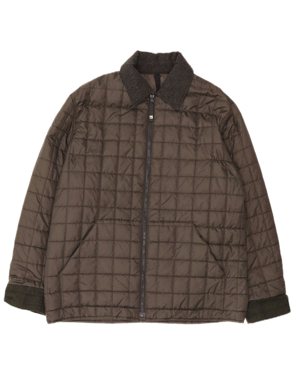 Belfe & Chaqueta acolchada para hombre UK 46 3XL Gris Poliéster