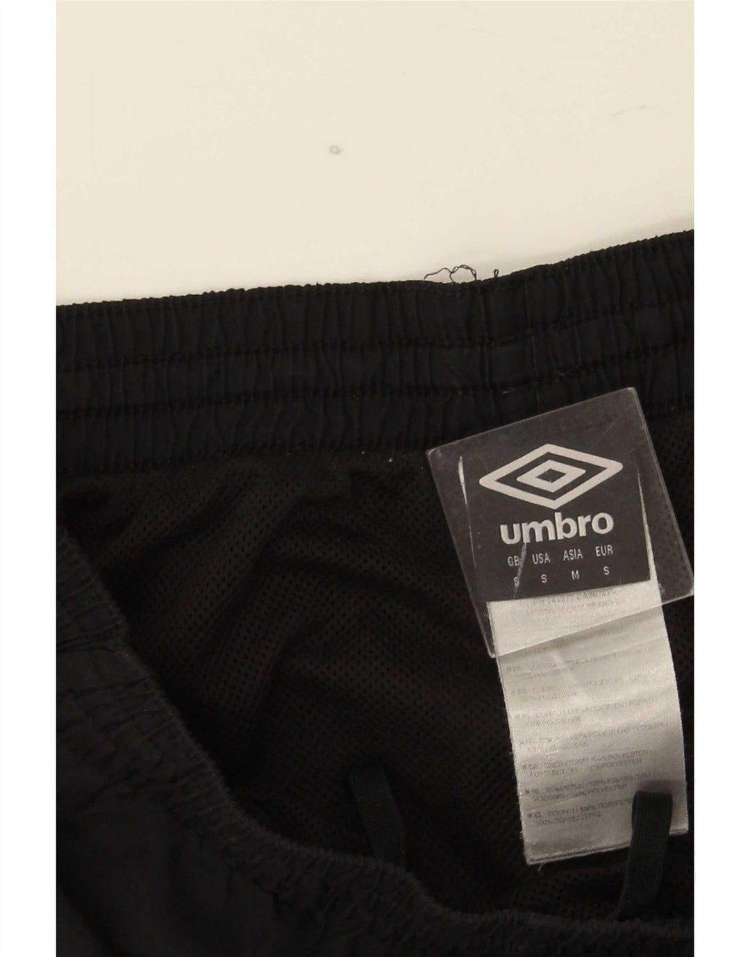 Pantalones Cortos Deportivos Umbro Hombre Pequeño Poliéster Negro