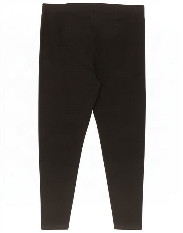Marks & Spencer Pantalones cortos ajustados para mujer UK 20 2XL W36 L26 Negro