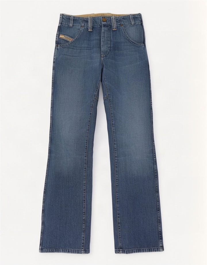 Vaqueros Bootcut Mujer Diesel W28 L34 Algodón Azul