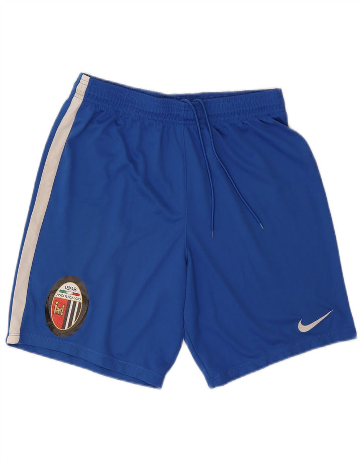 NIKE Pantalones cortos deportivos Dri Fit para hombre XL Azul Colorblock Poliéster