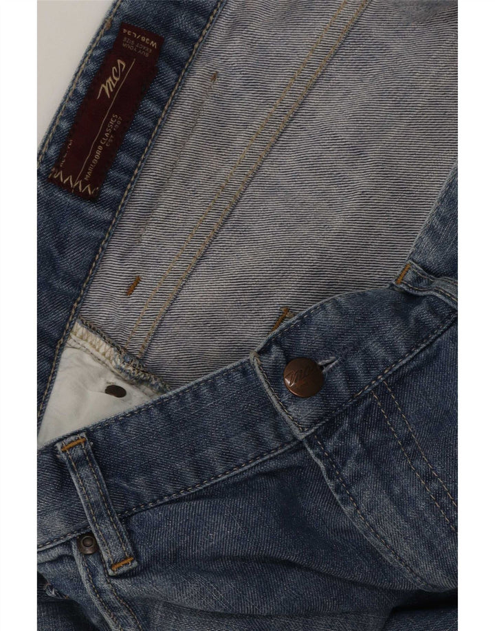 Marlboro Classics Vaqueros rectos para hombre W36 L30 Azul