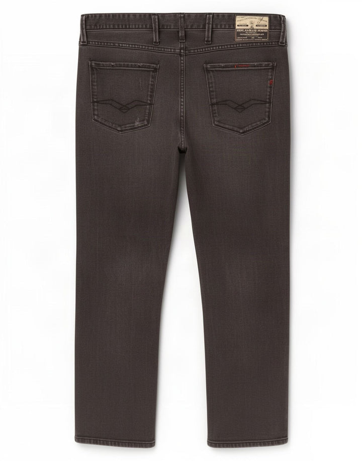 Replay Vaqueros rectos para hombre W36 L32 Gris