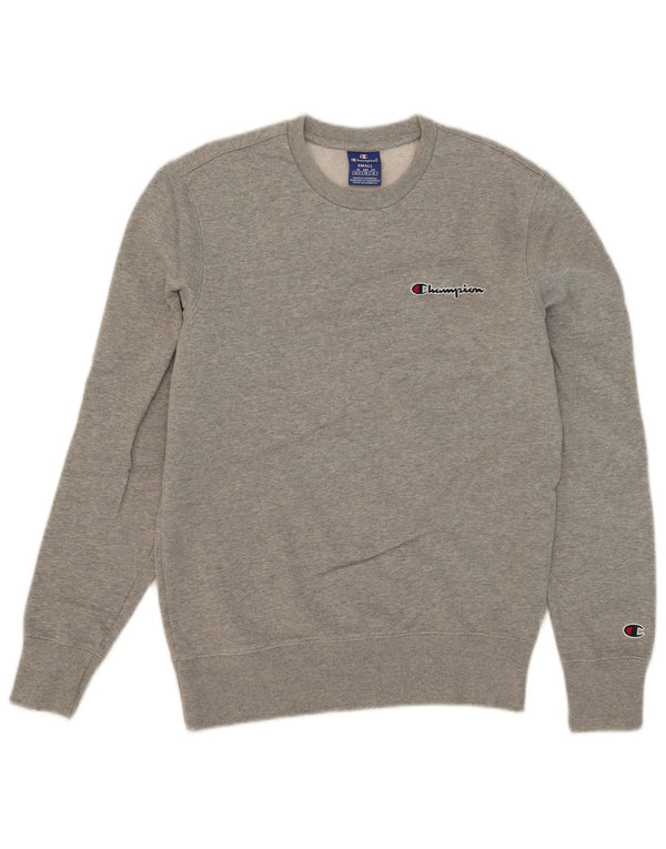Champion Sudadera Para Hombre Jumper Small Gris Algodón