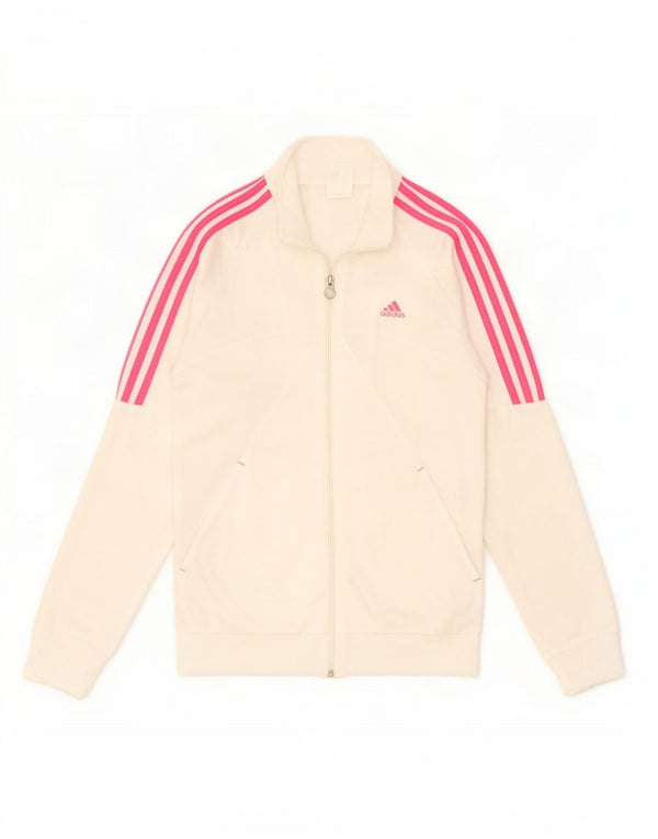 Adidas Chaqueta Chándal Niña 14-15 Años Blanco Poliéster