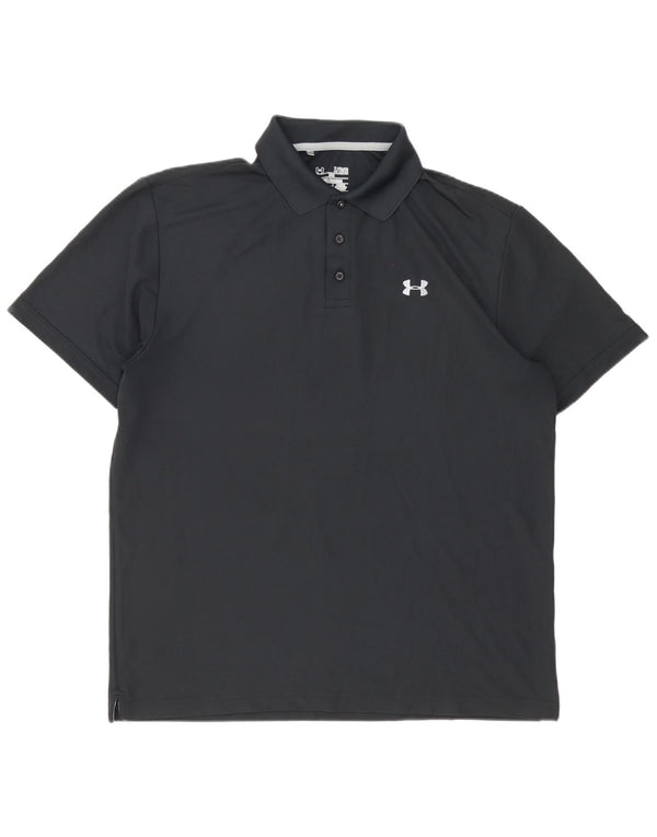 Under Armour Polo Heat Gear para hombre XL Negro