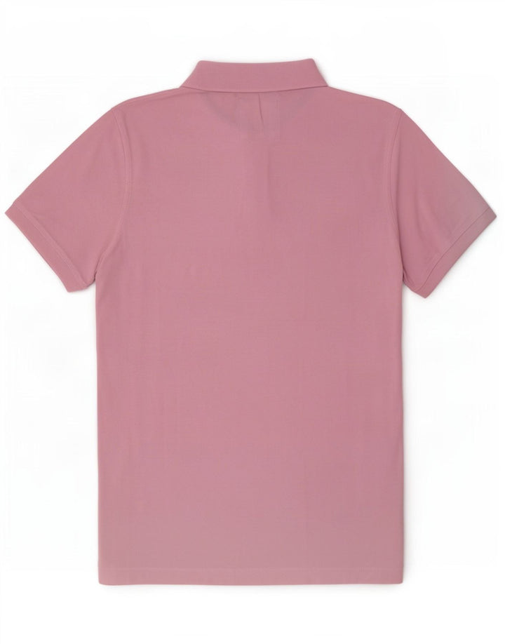 Crew Clothing Polo para hombre de algodón rosa medio