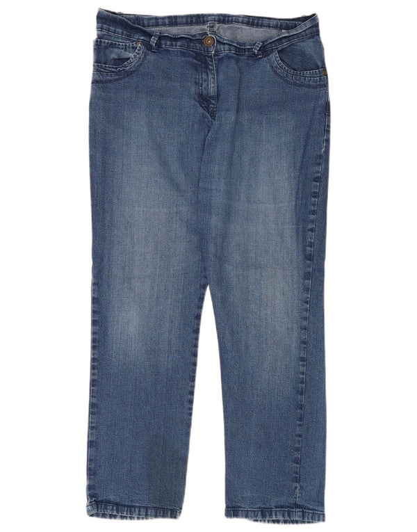 Marks & Spencer Vaqueros rectos para hombre UK 40 Large W34 L27 Algodón azul