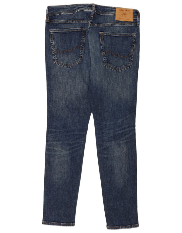Jack & Jones Mens Liam Skinny Jeans W32 L30 Algodón Azul