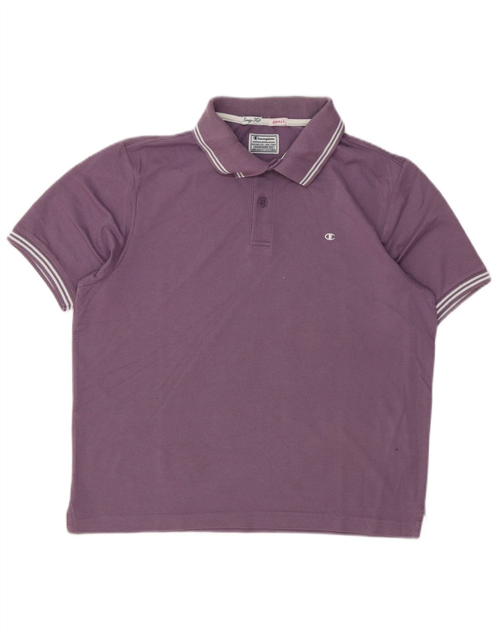 Champion Polo De Ajuste Fácil Para Hombre Pequeño Púrpura