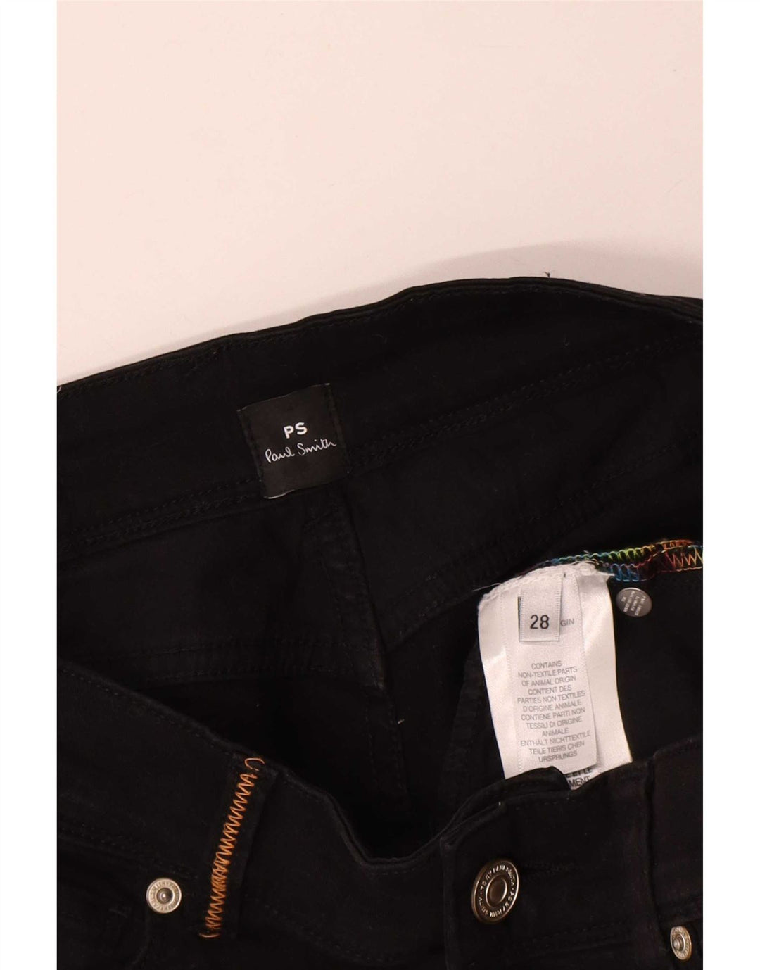 Vaqueros recortados para mujer Paul Smith W28 L24 Algodón negro